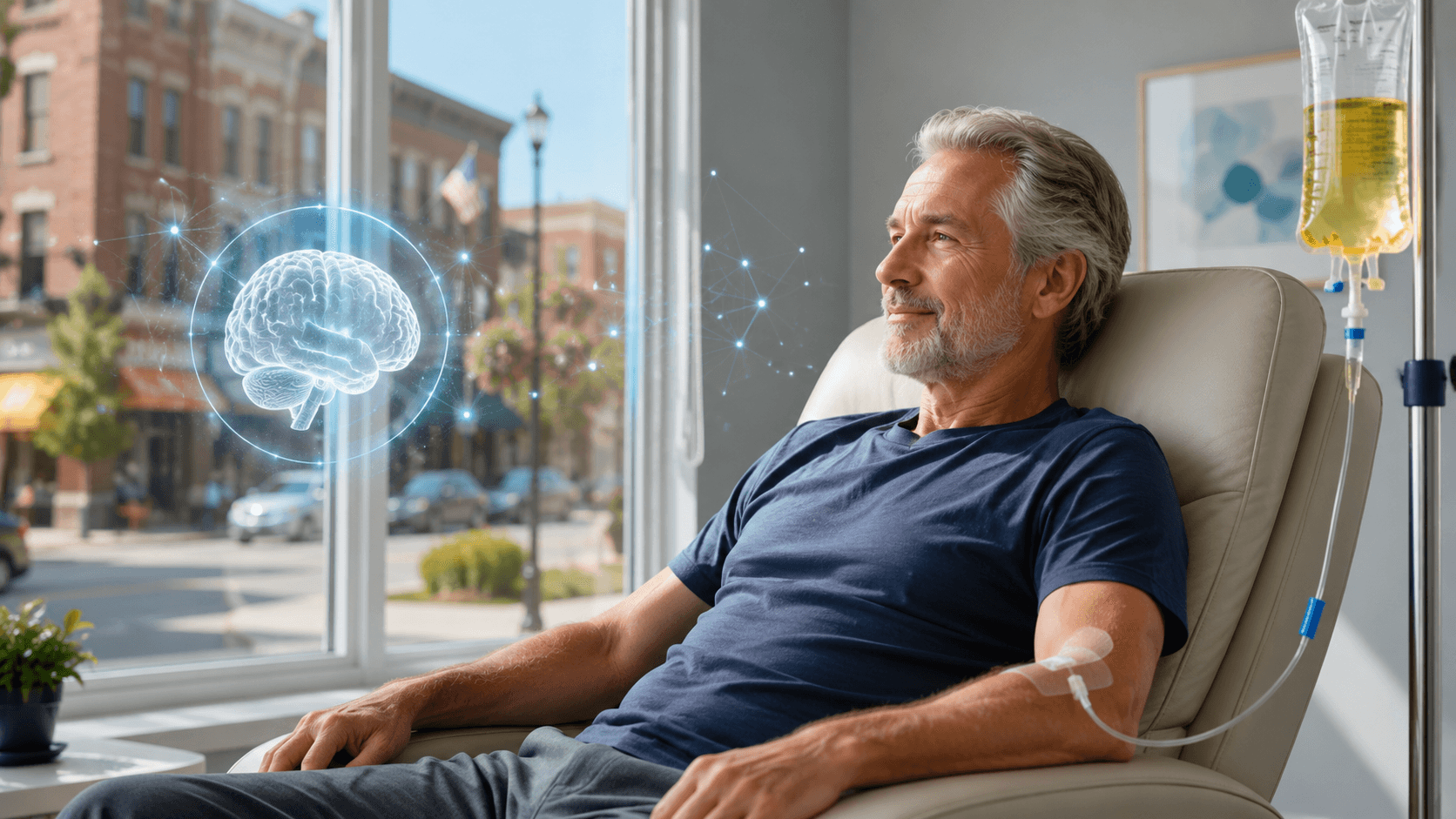 IV Therapy with NAD Riboside in Old Town for Brain Function Improvement