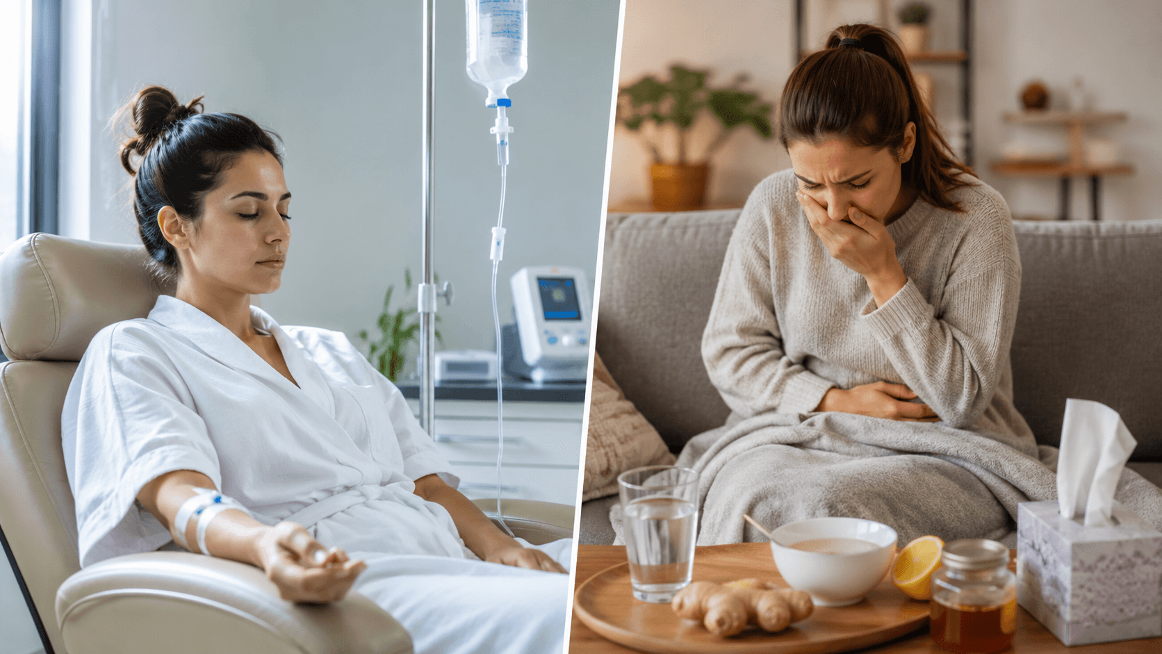 IV Therapy for Food Poisoning in Arcadia Compared to Home Remedies