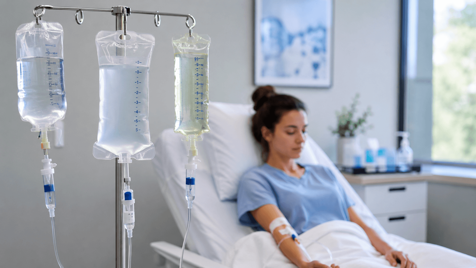 What Fluids Are Used in IV Therapy for Food Poisoning in Tempe