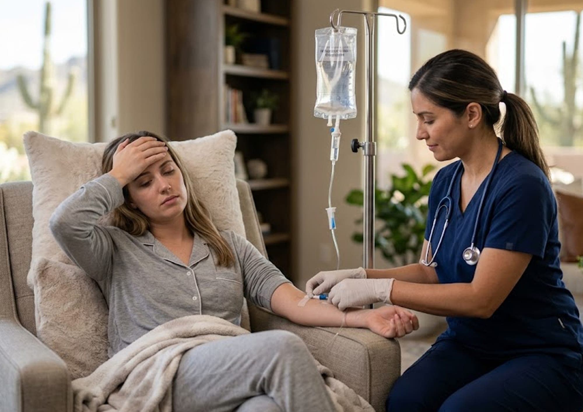 IV Therapy for Food Poisoning in Scottsdale for Rapid Rehydration