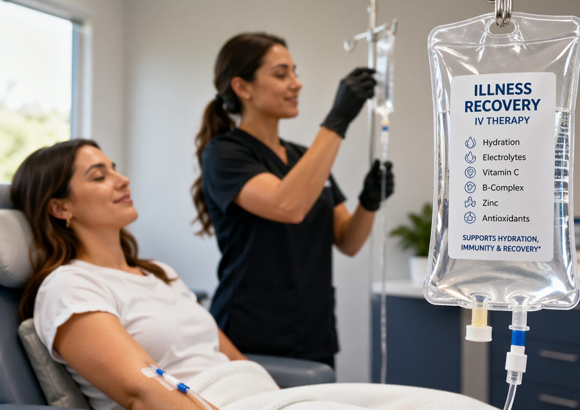 Comparing Illness Recovery IV Therapy Bags Options in Tempe Clinics