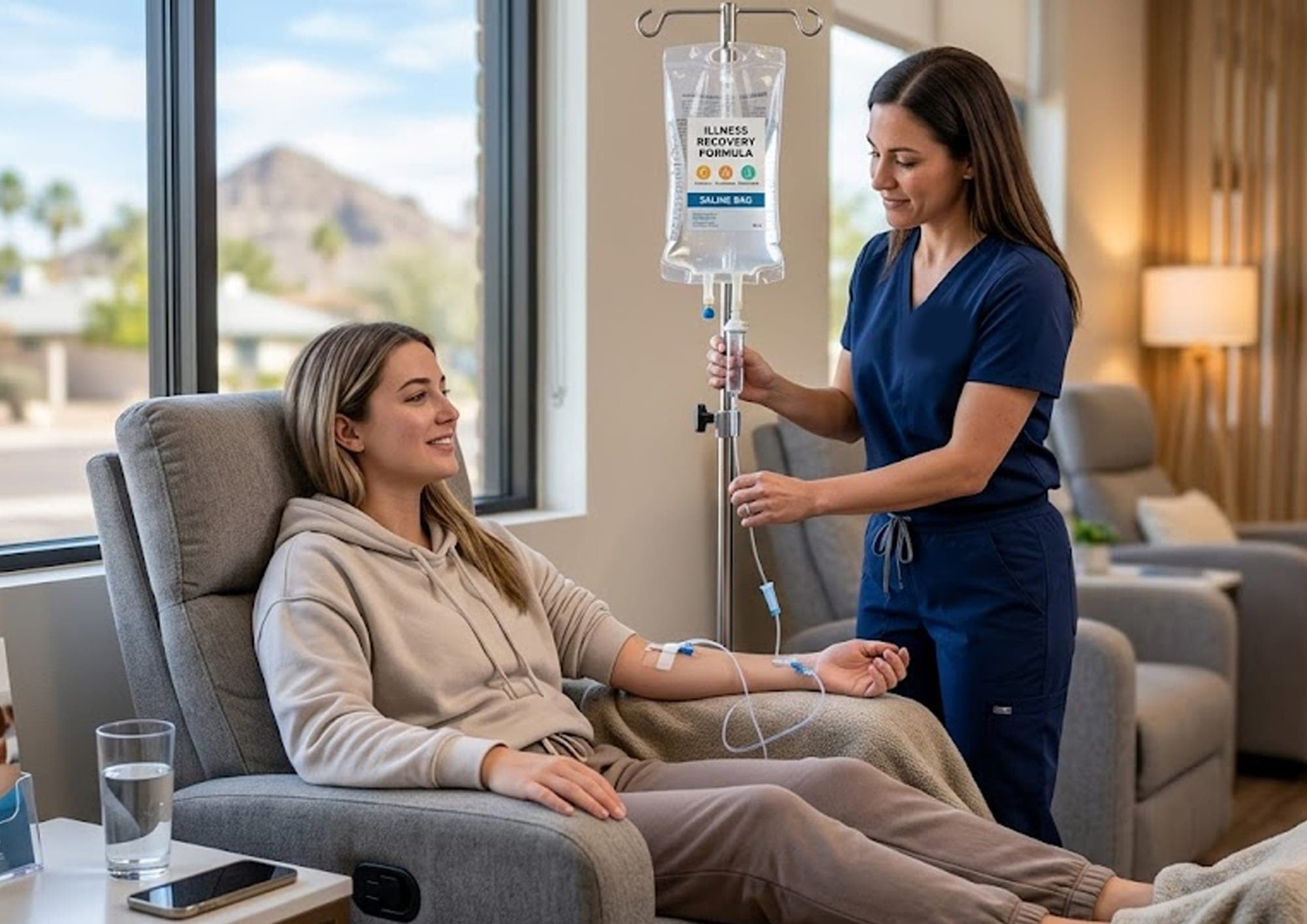 What Is Included in Illness Recovery IV Therapy Bags in Tempe?