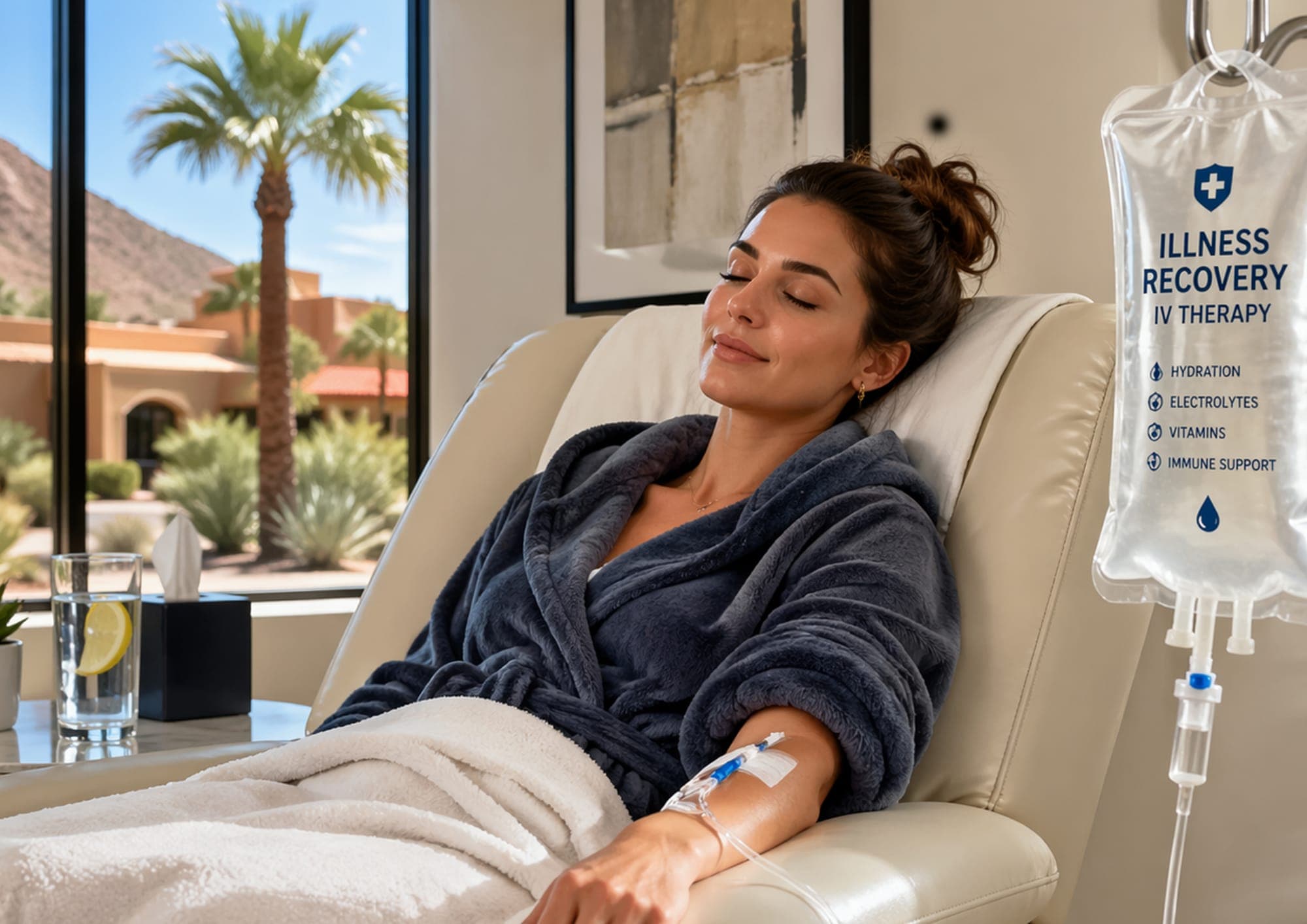 Illness Recovery IV Therapy Bags in Old Town for Cold and Flu Symptoms