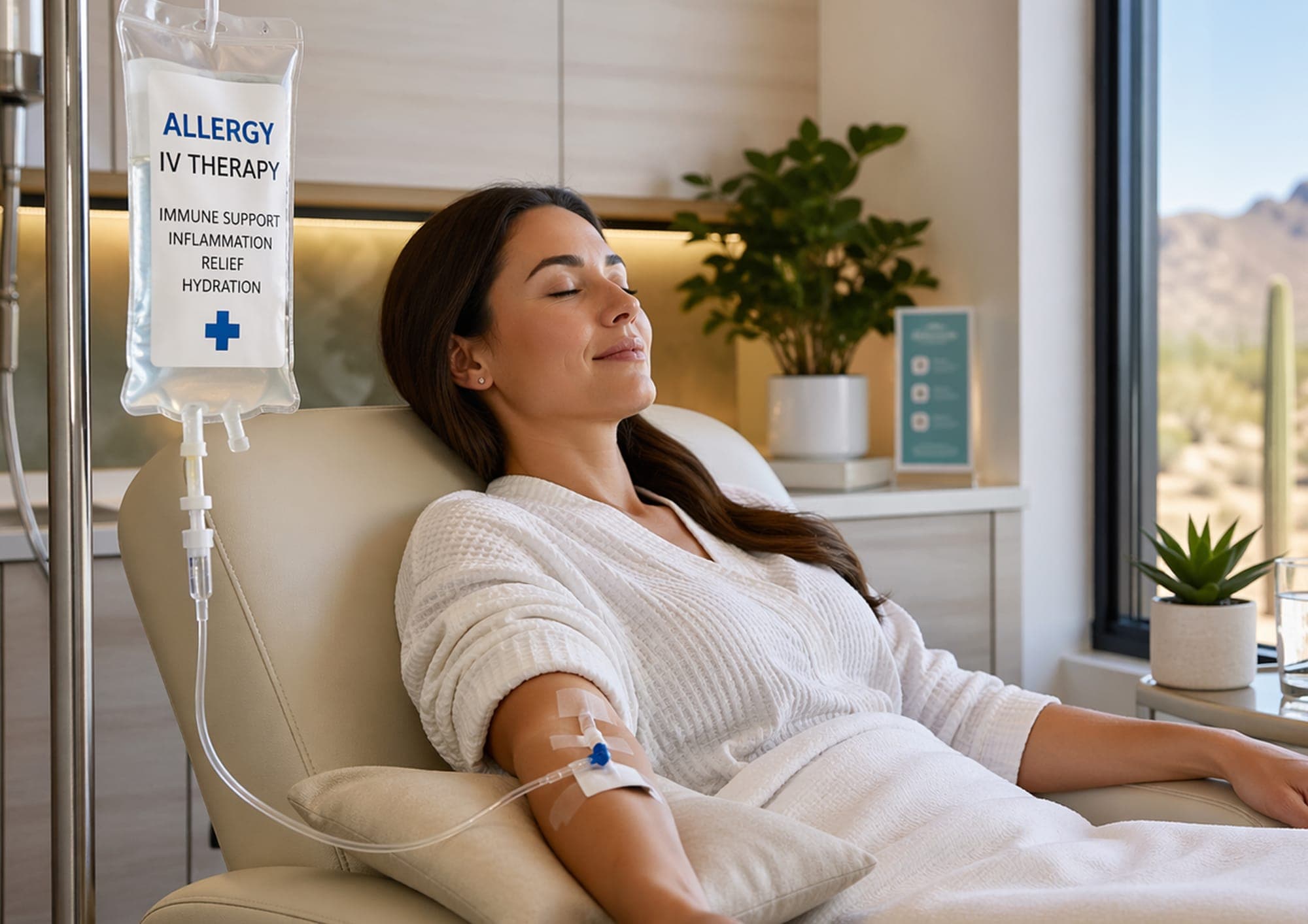 Allergy IV Therapy Bags in Scottsdale for Seasonal Allergy Relief